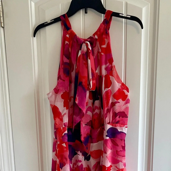Eliza J. Pink Floral Maxi Dress - Picture 5 of 8